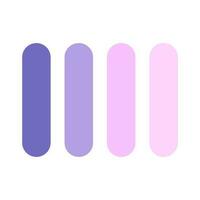 aestethic purple color palette. amazing color set.purple color schemes. vector