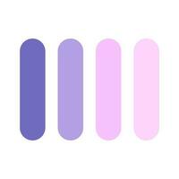 aestethic purple color palette. amazing color set.purple color schemes. vector