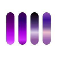 estética púrpura color paleta. increíble color conjunto.púrpura color esquemas vector
