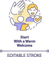 Warm Welcome Vector Art, Icons, and Graphics for Free Download