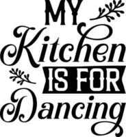 Kitchen Quotes Design vector