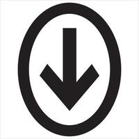 Vector, Image of Circle-arrow icon, Black and white color, on a transparent background vector