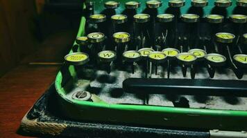 Vintage and Retro Old Technology Typewriter video