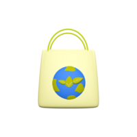 3d Rendern von tragen Tasche Element. png