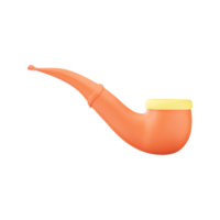 3D Rendering of Smoking Pipe. png