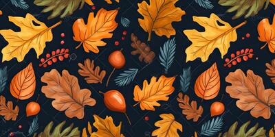 . . Autumn leafes background pattern. Can be used for graphic design or decoration. Grphic Art photo