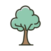 Semple Tree icon png clipart free