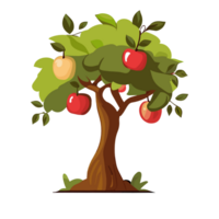 Pomme arbre png icône gratuit Télécharger