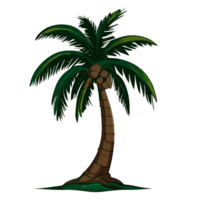 Coconut Tree png clipart transparent background free