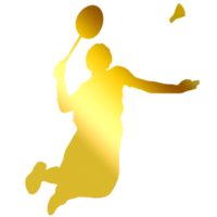 icon player badminton doing smash technique png