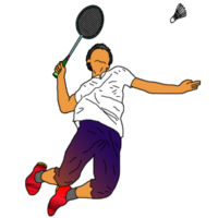 icona giocatore badminton fare distruggere tecnica png