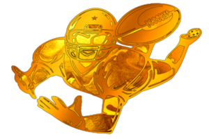 symbol player American football try catch the ball png