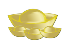 icoon Chinese goud baar png