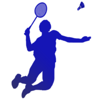 icon player badminton doing smash technique png