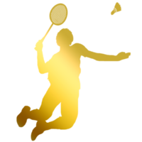 icon player badminton doing smash technique png