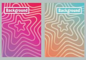 Color gradient backgrounds, abstract geometric halftone patterns, vector trendy line design Background