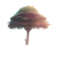 árbol fantasía mundo elemento png