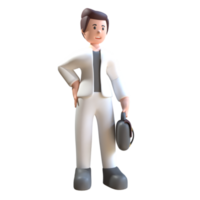 3d Illustration von ein Geschäft Mann png