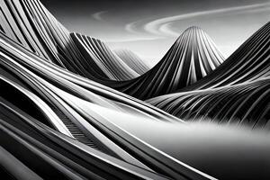 Abstract black and white background photo