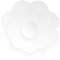 Blume, Element von Blumen- Papier schneiden. Papier Schnitt von Blume gestalten und Frühling Symbol. png