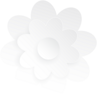 fleur, élément de floral papier couper. papier Couper de fleur forme et printemps symbole. png