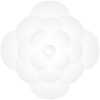 Blume, Element von Blumen- Papier schneiden. Papier Schnitt von Blume gestalten und Frühling Symbol. png