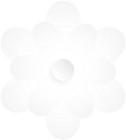 Flower, Element of floral paper cut. Paper cut of flower shape and spring symbol. png