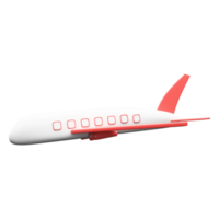 avião, 3d renderizar. png