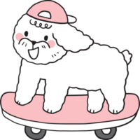 desenho animado fofa engraçado cachorro clipart. png