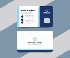 Company business card or name card template vector