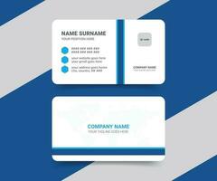 Modern medical healthcare doctor business card template design with double side view. vector