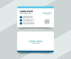 Professional elegant modern creative business card template for medical vector
