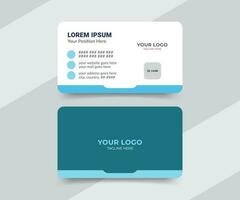 Creative medical healthcare services business card design vector