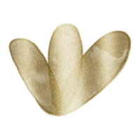Gold Glitter Leaf Frame Wreath  Design, Holiday Bokeh, Golden Template png
