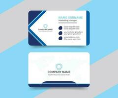 Company business card or name card template vector