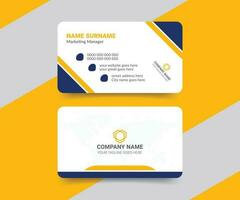 Modern and creative professional business card template vector