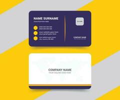 Modern medical healthcare doctor business card template design with double side view. vector