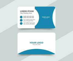 Professional healthcare modern business card design template vector