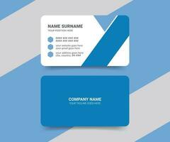 Modern and smart medical healthcare business card template design double-sided view. vector