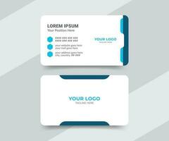 Medical healthcare business card template design for doctor vector