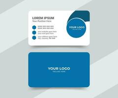 Professional medical business card design template vector