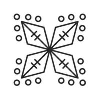 Abstract circle logo. Creative dynamic round logotype. Connection symbol. vector
