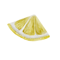 acuarela comida clipart con limón png