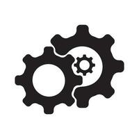 gear icon design. mechanical concept sign and symbol. vector