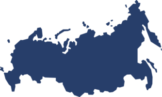 Russia Map clip art PNG