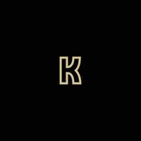 K LETTER LOGO VECTOR DESIGN