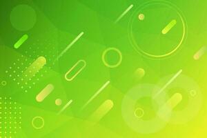 Green Gradient Abstract geometric Background vector