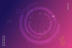 Gradient abstract purple motion background vector