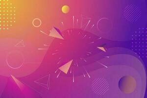 Gradient abstract purple background vector