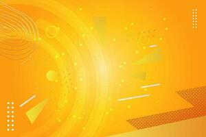 Modern abstract yellow and orange gradients background vector